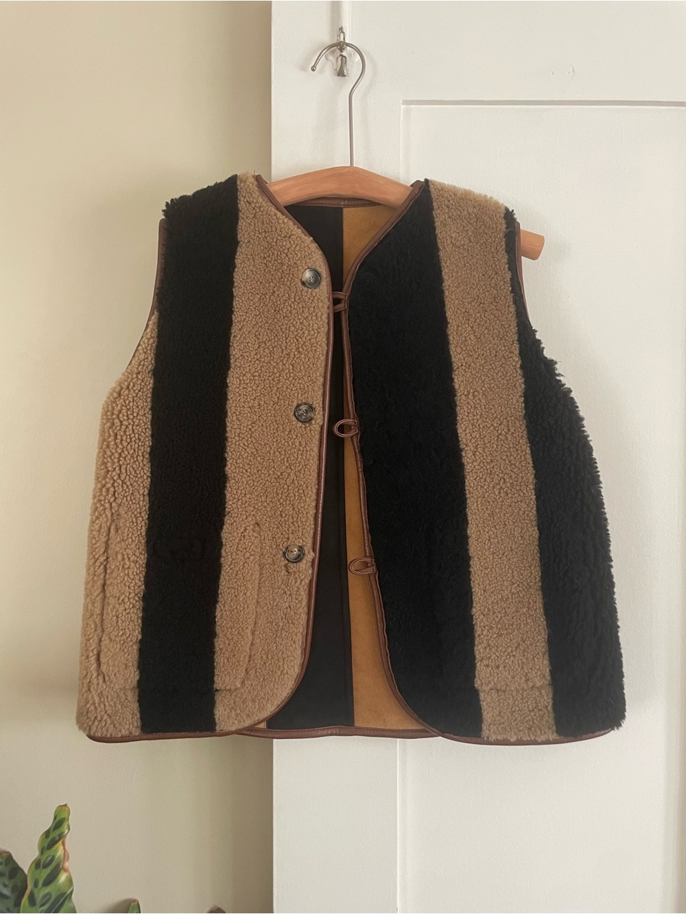 Cawley Reversible Sheepskin Vest Made in London XS